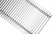 Рулонная решетка  алюминиевая крашеная  (белый,коричневый,черный) ширина 200 мм 